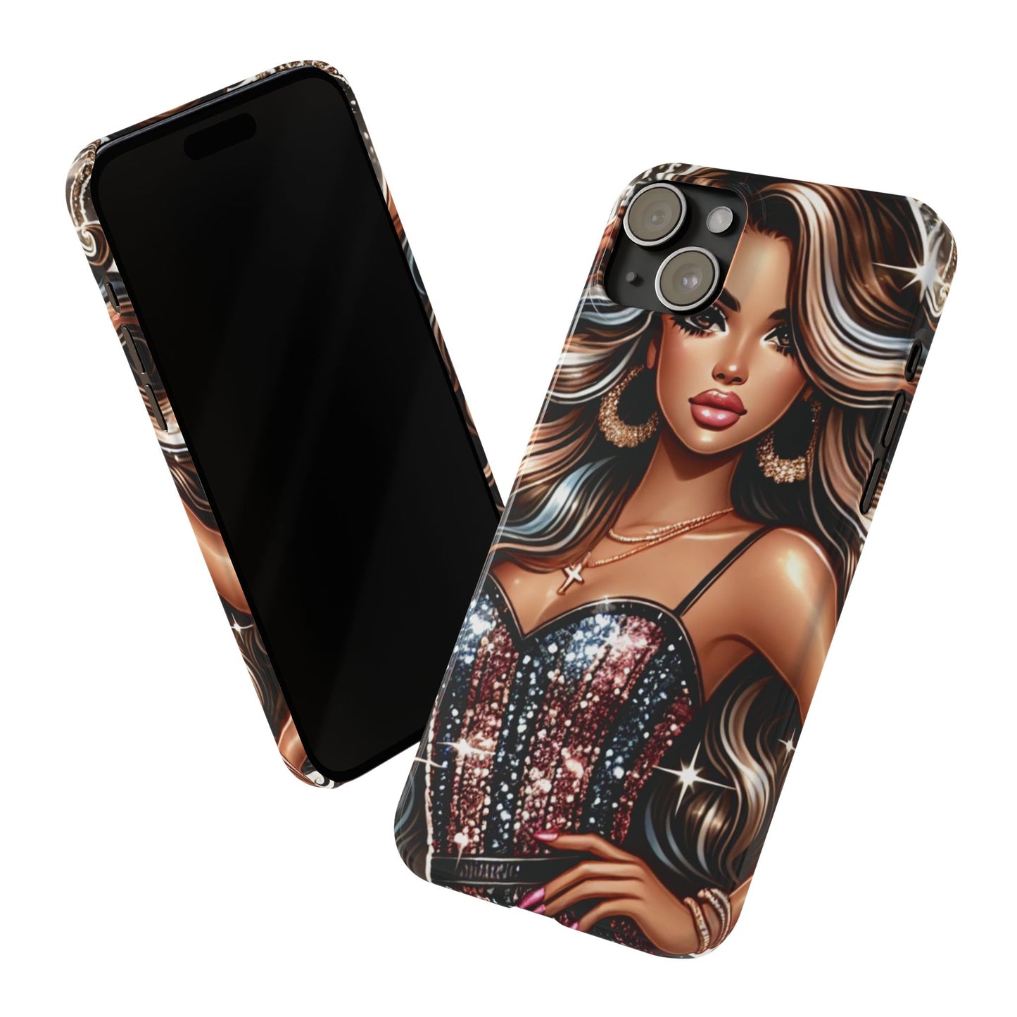"Beautiful" - Slim Phone Cases - Creatively Designed Shop