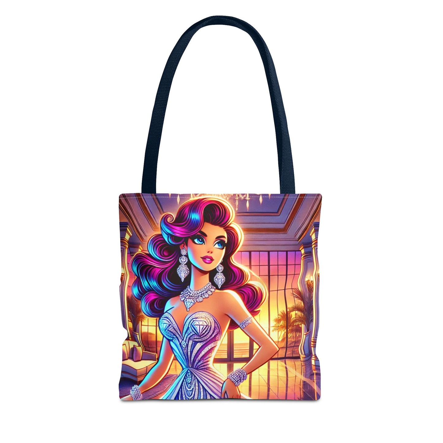 "Elegance Suits Me" (Purple) - Tote Bag (AOP) - Creatively Designed Shop