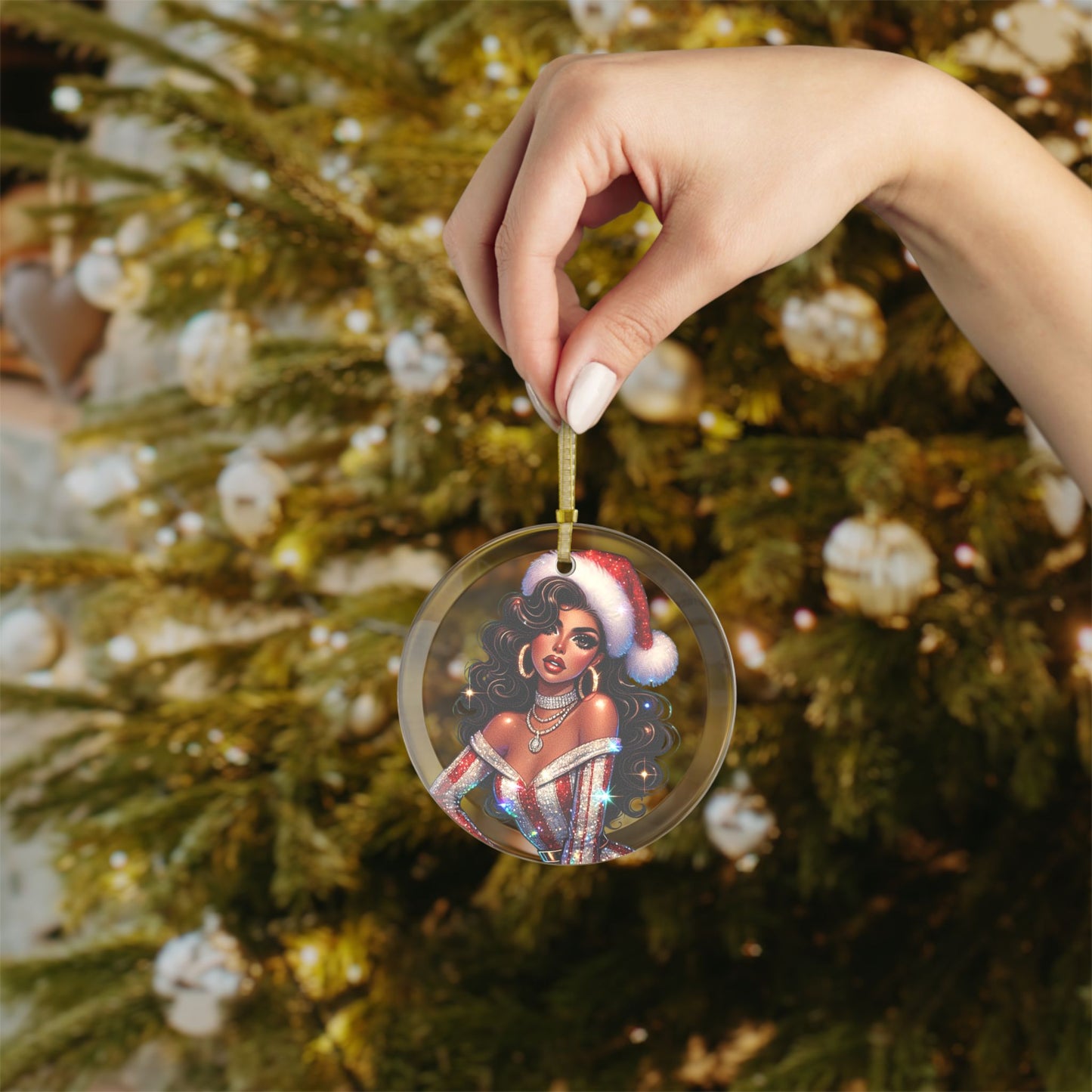 Christmas Beauty (Cultural) - Glass Ornaments - Creatively Designed Shop