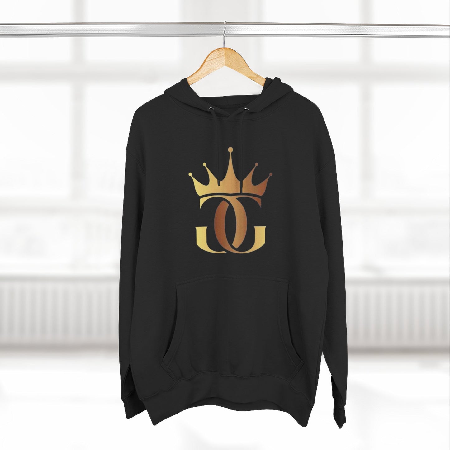 GG Crown - Three-Panel Fleece Hoodie - Creatively Designed Shop