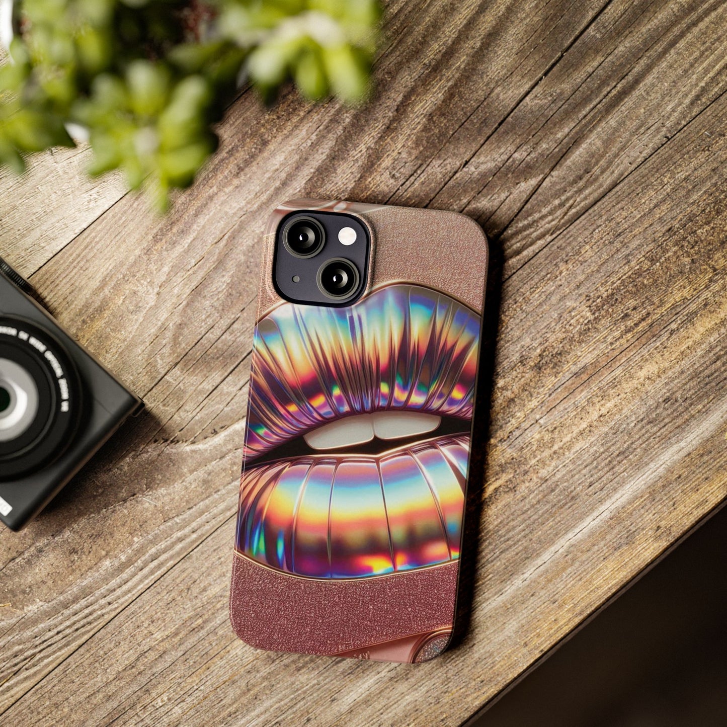 "Bronze Kiss" - Slim Phone Cases - Creatively Designed Shop