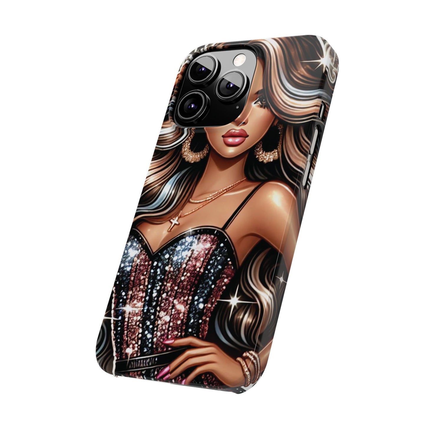 "Beautiful" - Slim Phone Cases - Creatively Designed Shop
