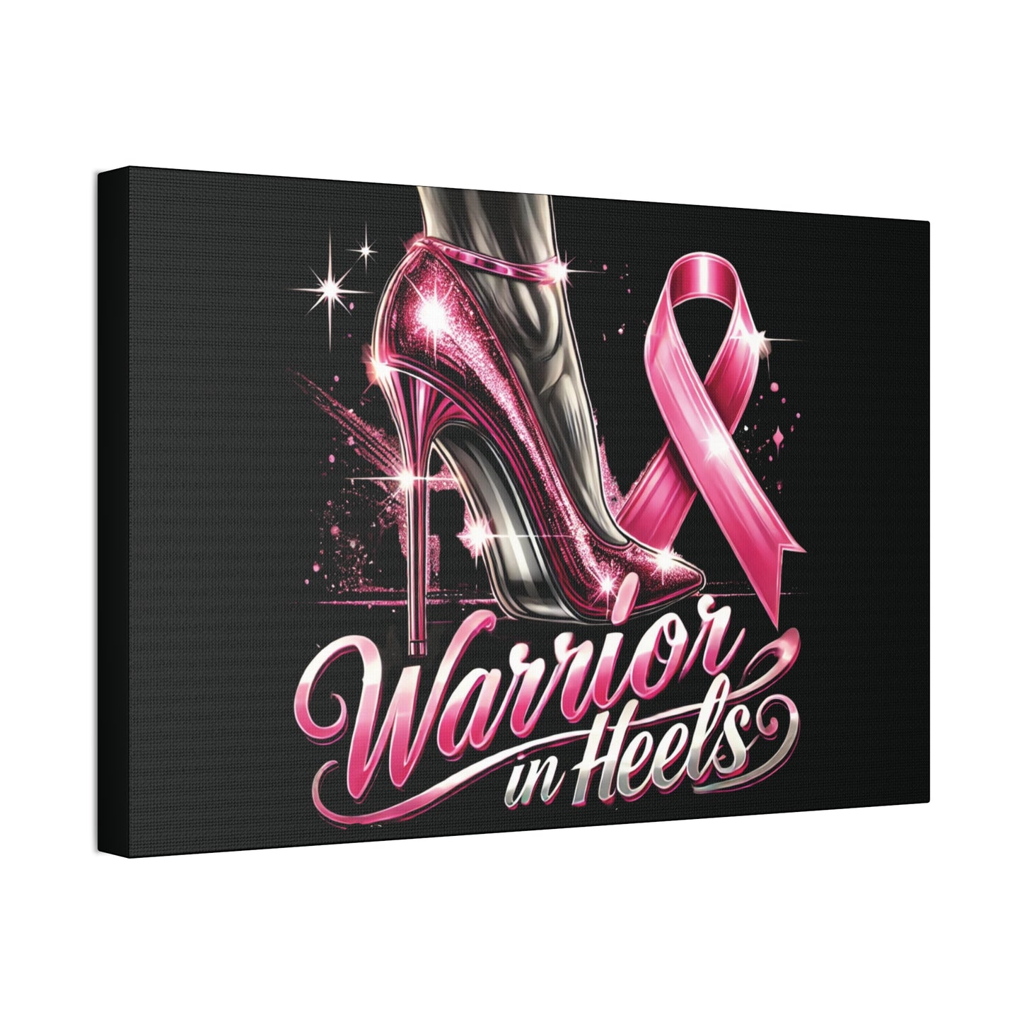 Pink Warrior Heels - Canvas Art
