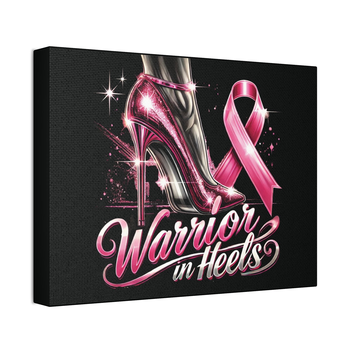 Pink Warrior Heels - Canvas Art