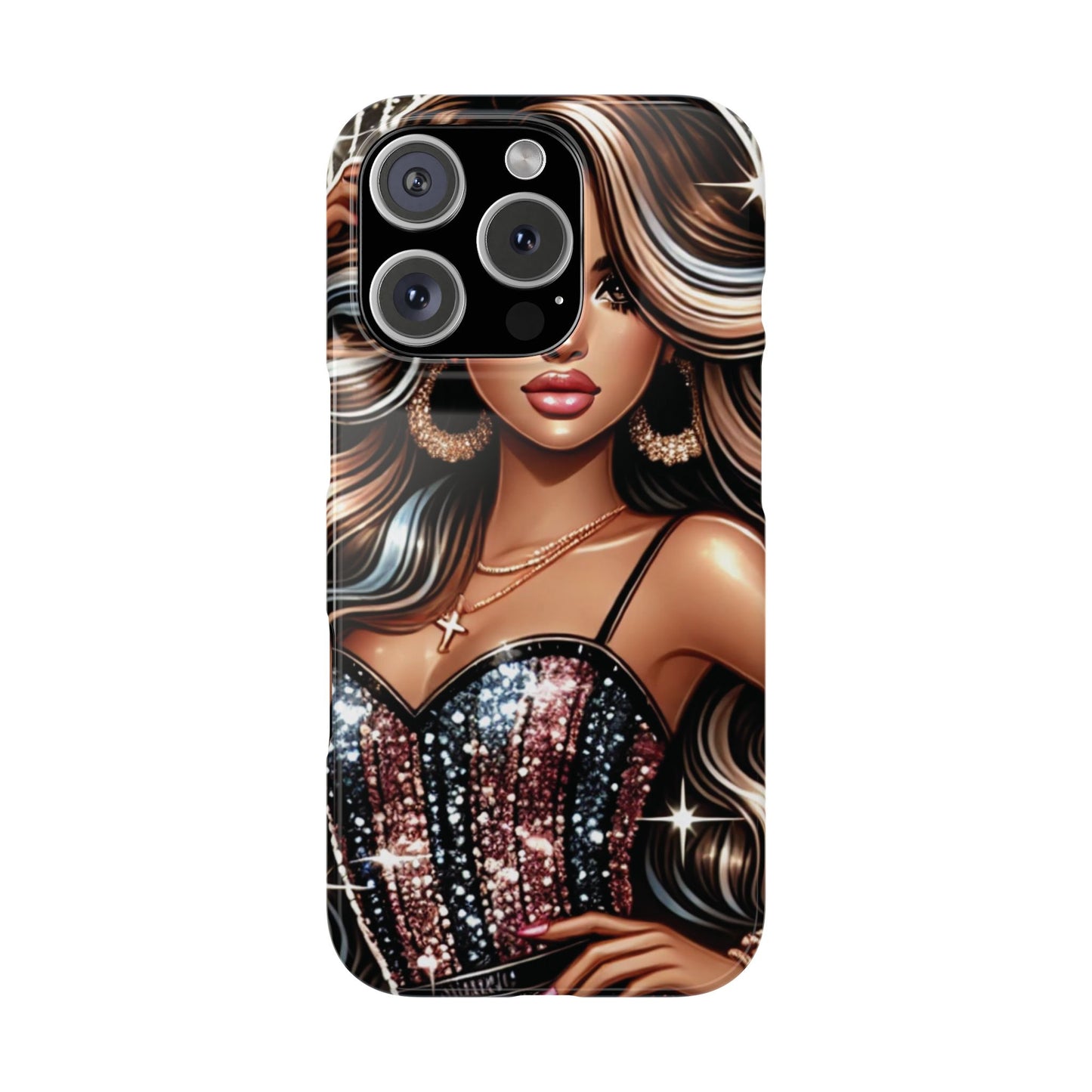 "Beautiful" - Slim Phone Cases - Creatively Designed Shop