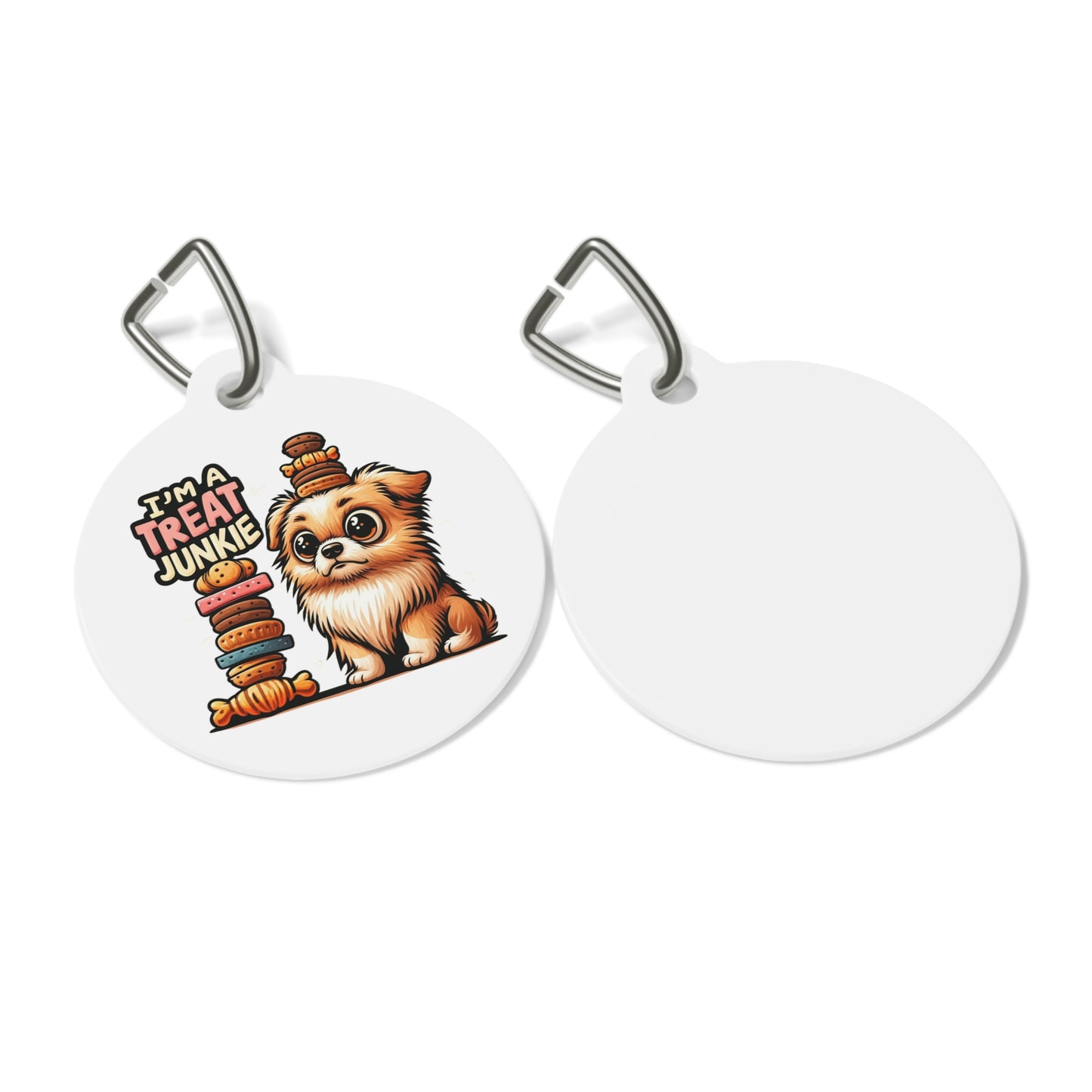 I'm A Treat Junkie - Pet Tag - Creatively Designed Shop