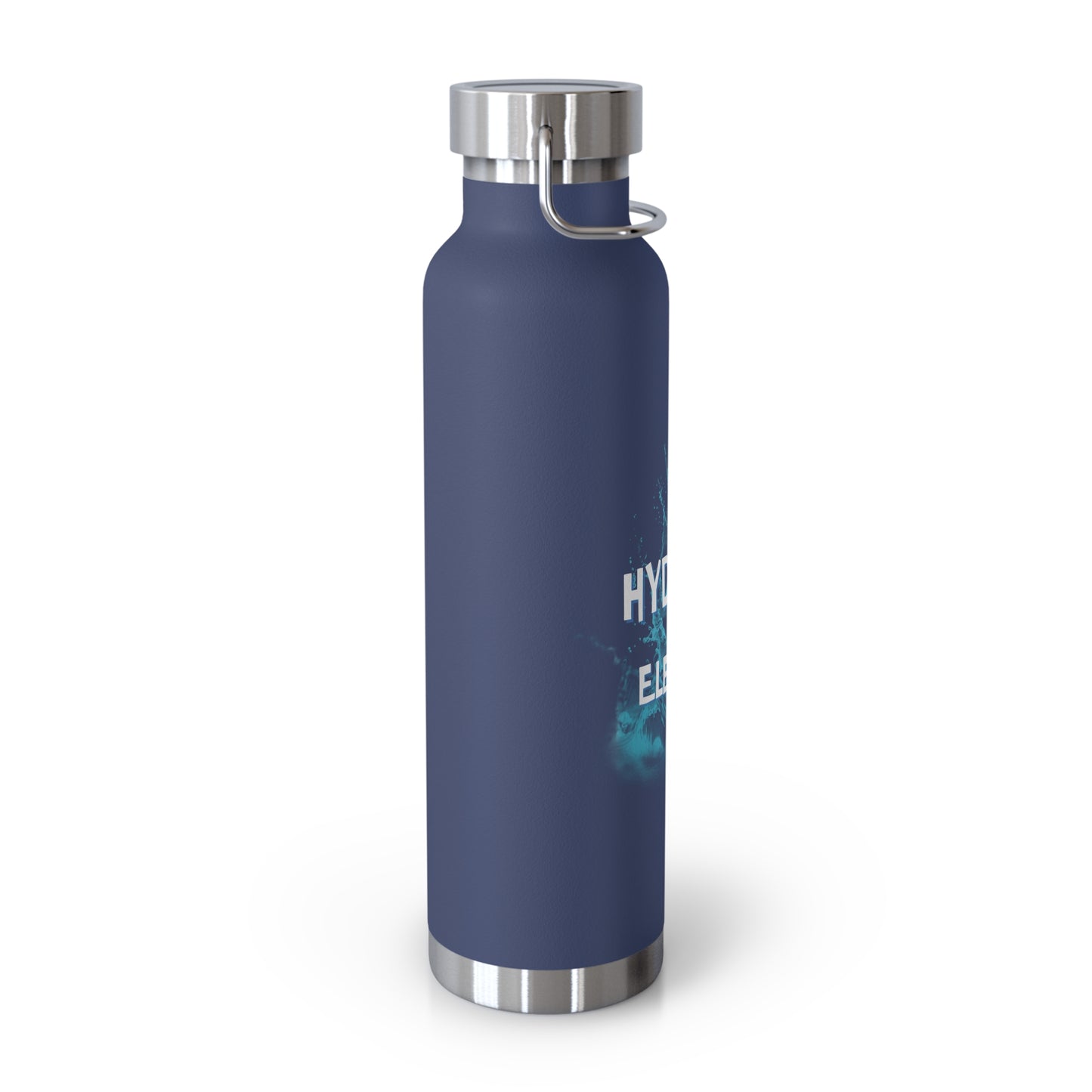 "Hydrate & Elevate" - Copper Vacuum Insulated Bottle, 22oz - Creatively Designed Shop