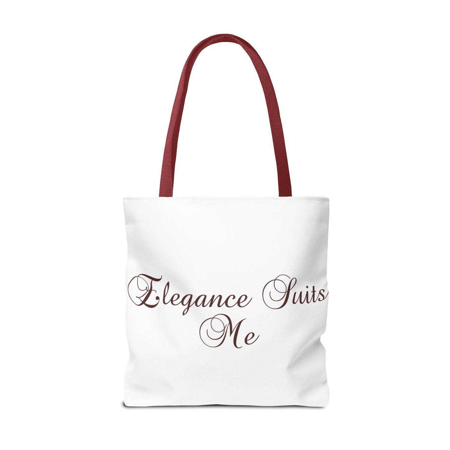 "Elegance Suits Me" - Tote Bag (AOP) - Creatively Designed Shop
