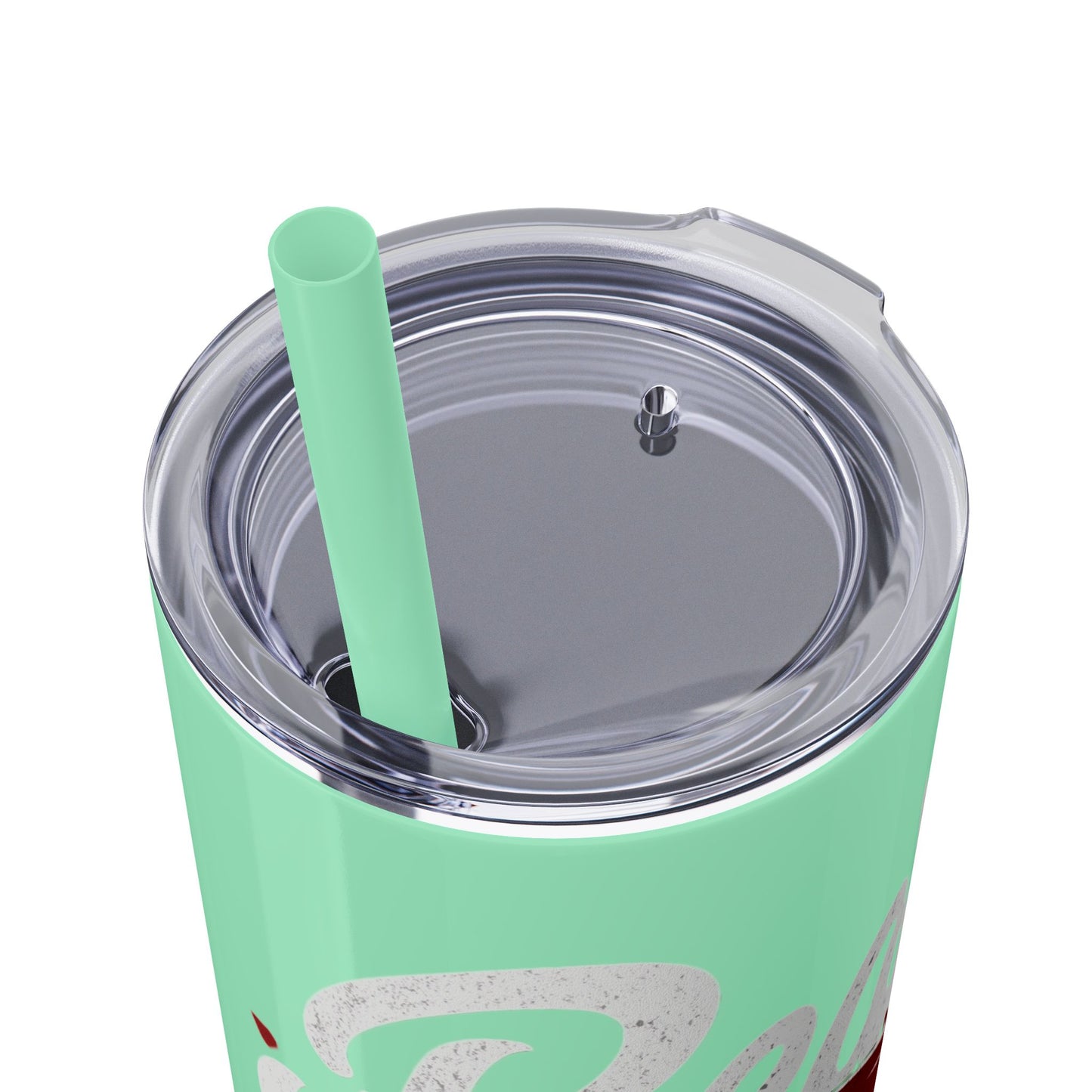 Beauty Speaks - Skinny Tumbler with Straw, 20oz - Creatively Designed Shop