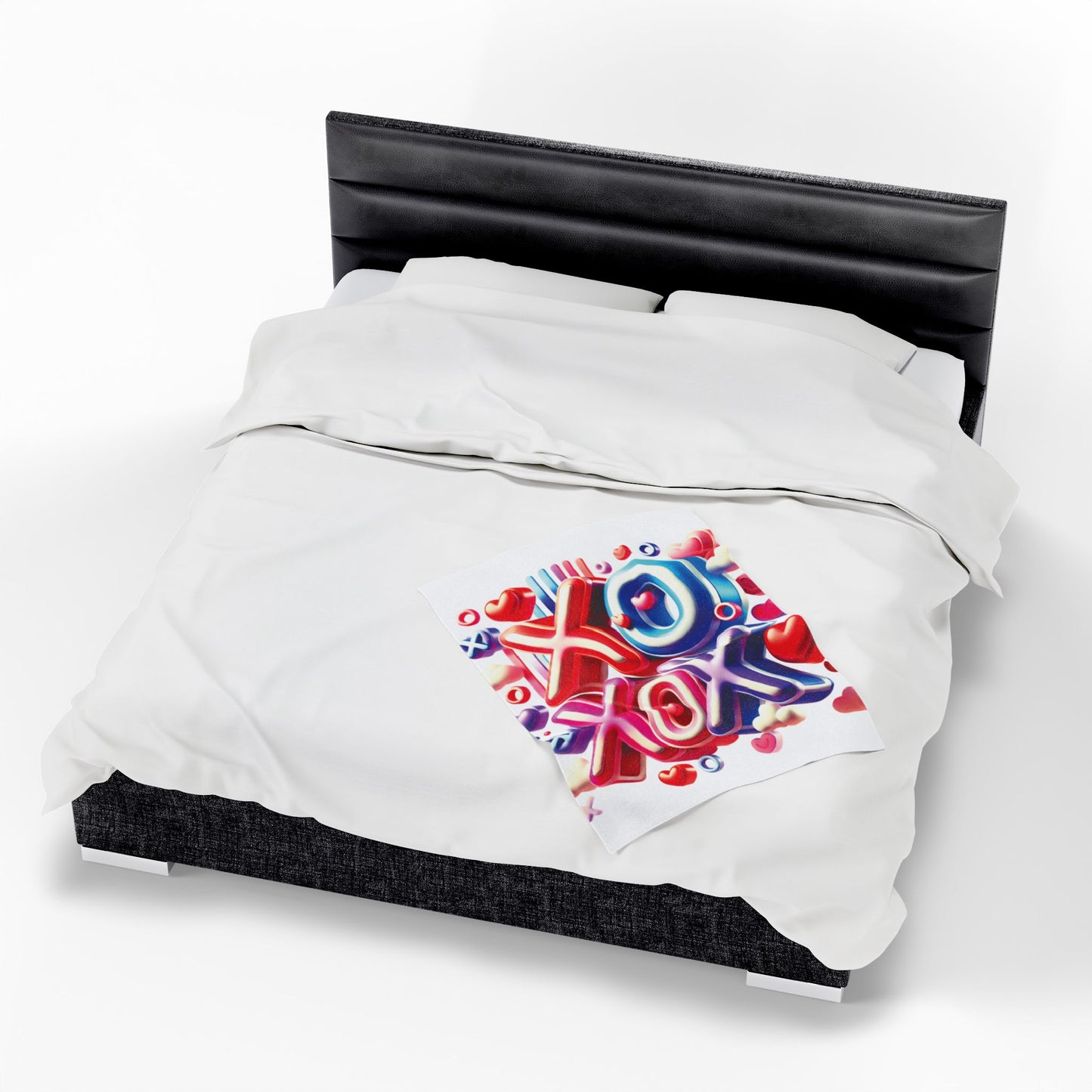 XOXO - Velveteen Plush Blanket