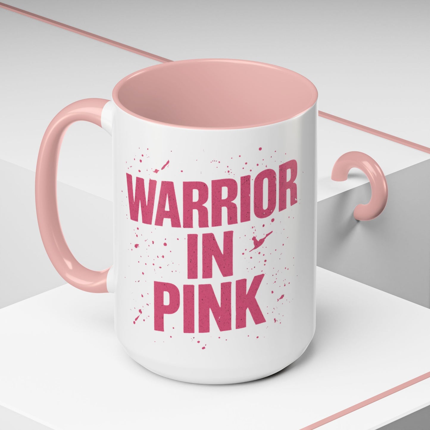 Warrior in Pink - Accent Coffee Mug