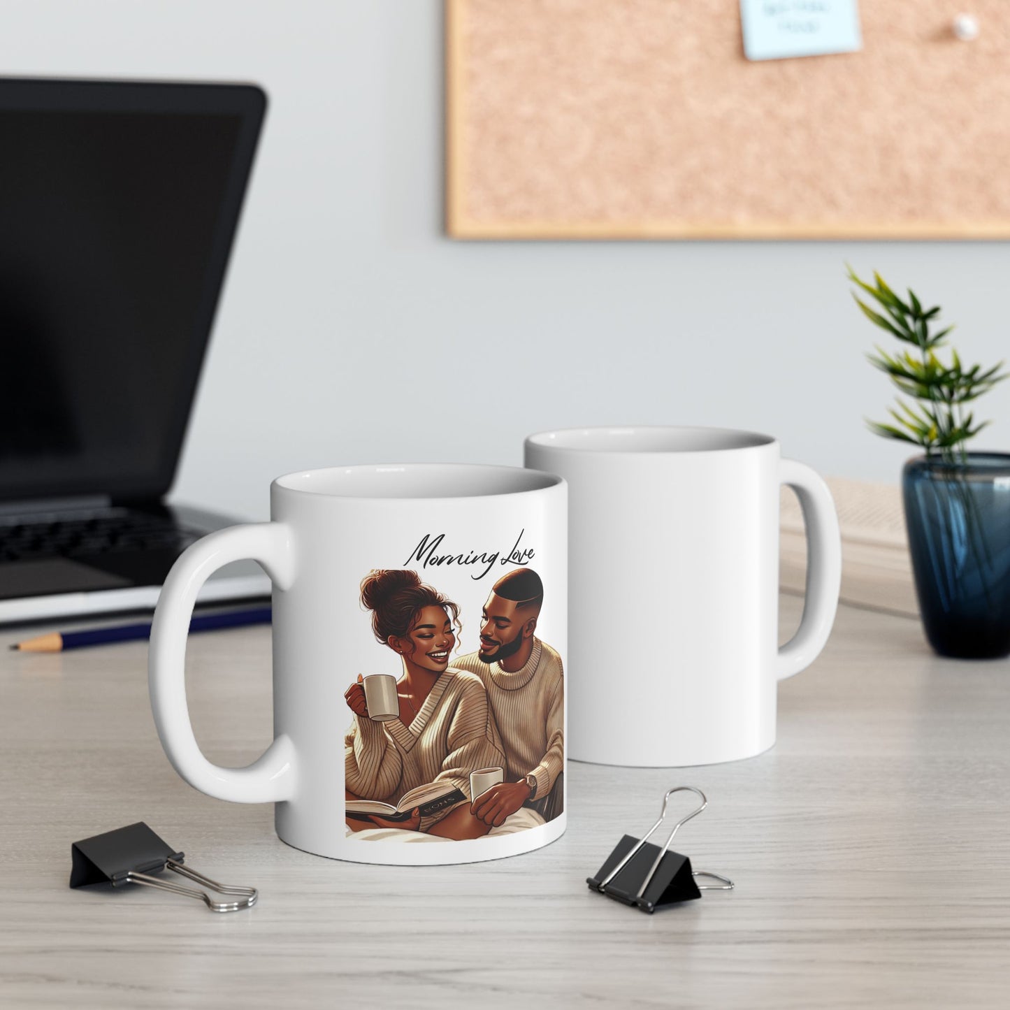 Morning Love - Ceramic Mug (11oz & 15oz) - Creatively Designed Shop