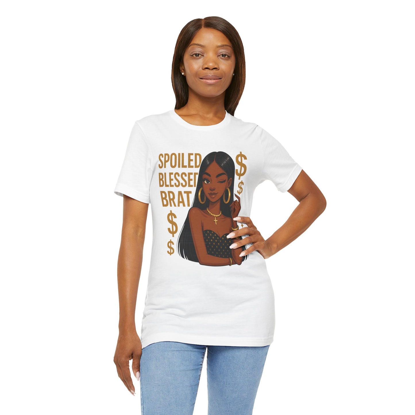 Spoiled, Blessed Brat - Unisex Jersey Short Sleeve Tee