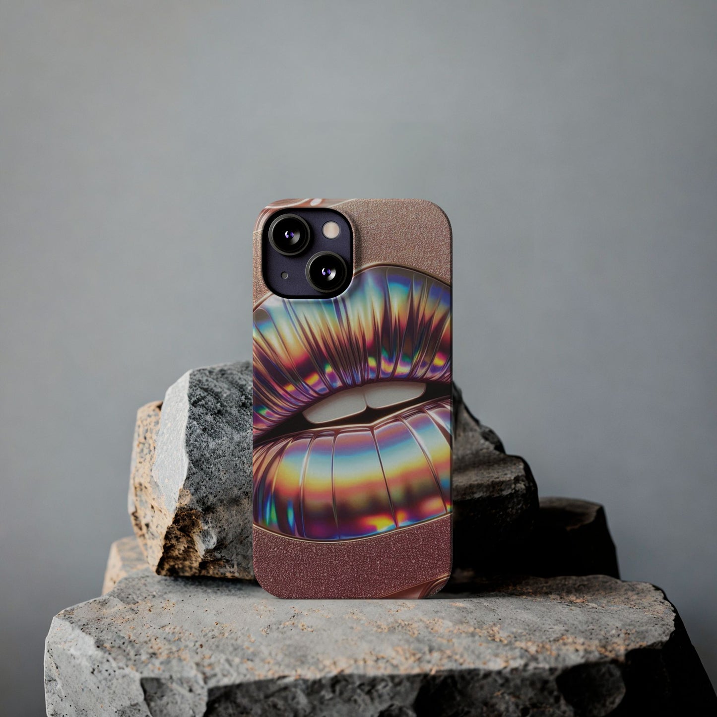 "Bronze Kiss" - Slim Phone Cases - Creatively Designed Shop