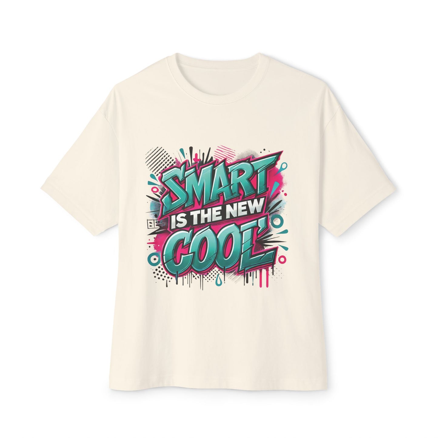 Smart is the New Cool - Unisex Oversized Boxy Tee