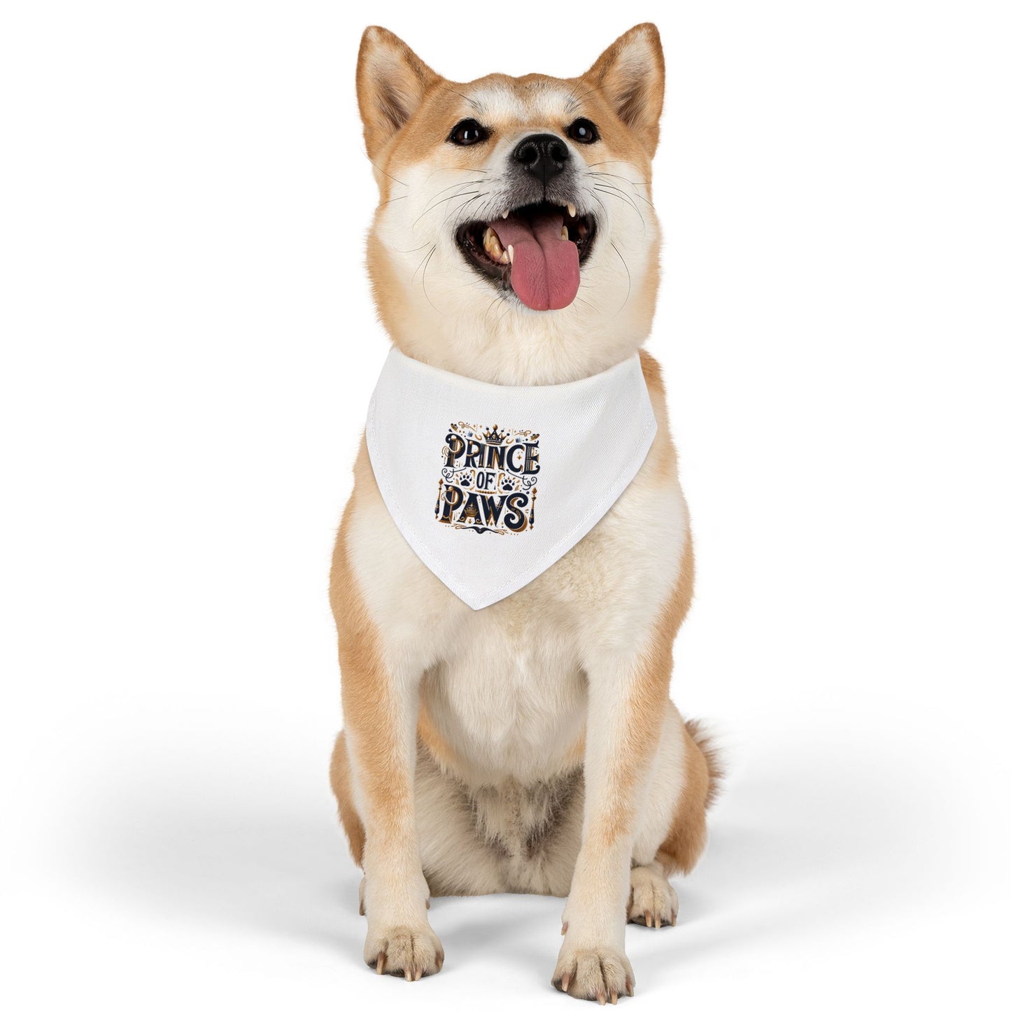 Prince of Paws - Pet Bandana Collar - Creatively Designed Shop