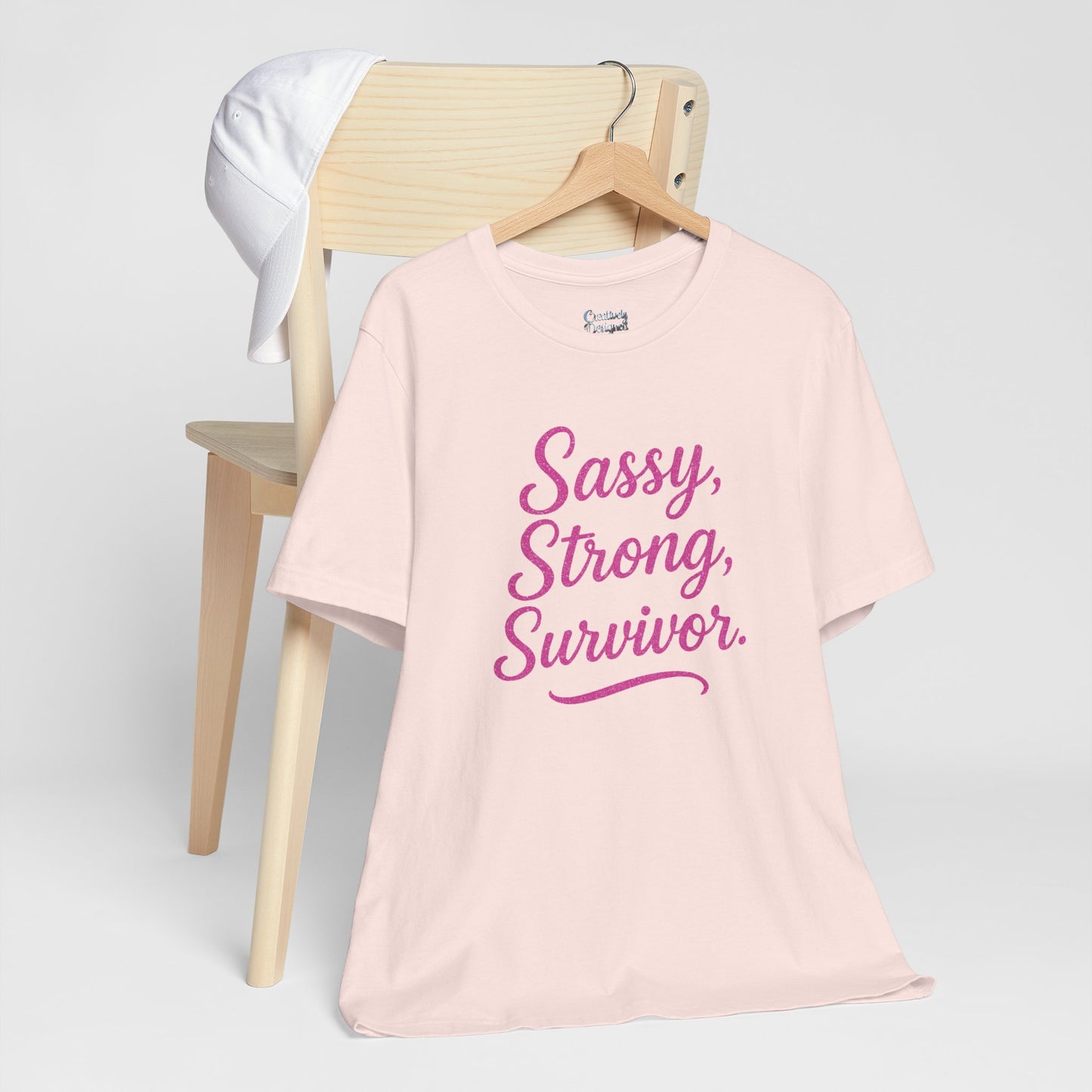 Sassy, Strong Survivor - Unisex Jersey Short Sleeve Tee