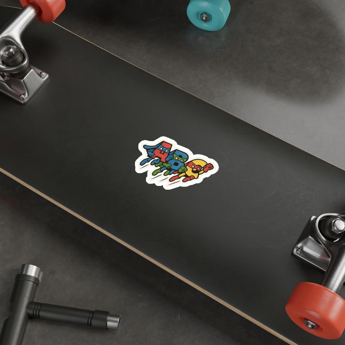ABC Superheroes - Die-Cut Sticker