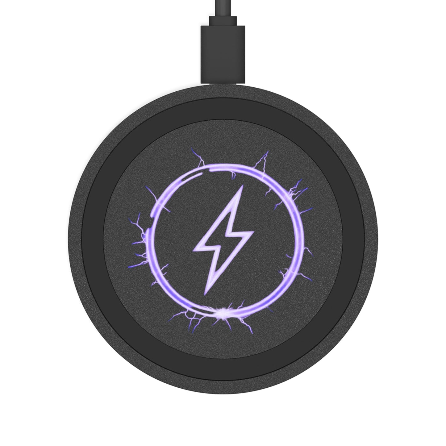 Charging Bolt (Purple) - Quake Wireless Charging Pad - Creatively Designed Shop