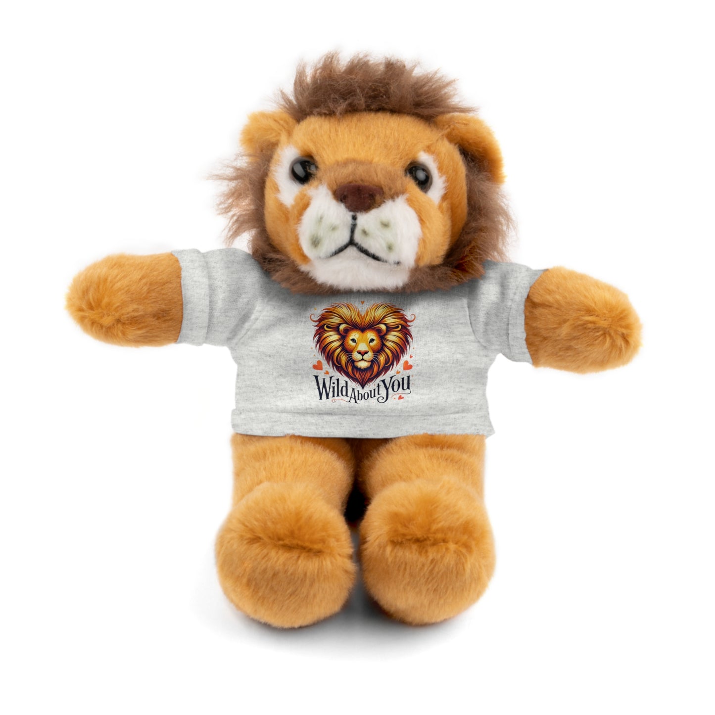'Wild About You' - Stuffed Lion with Tee - Creatively Designed Shop