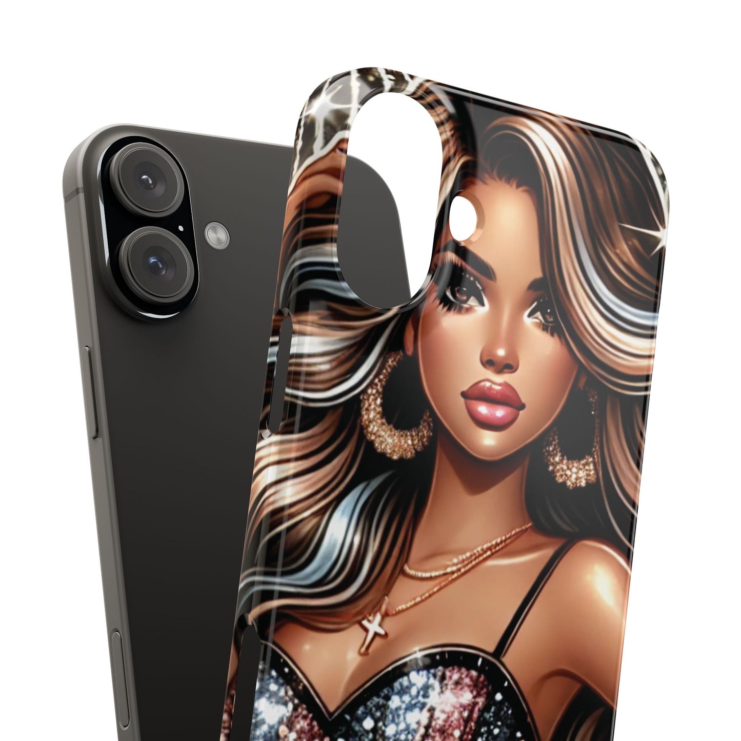 "Beautiful" - Slim Phone Cases - Creatively Designed Shop
