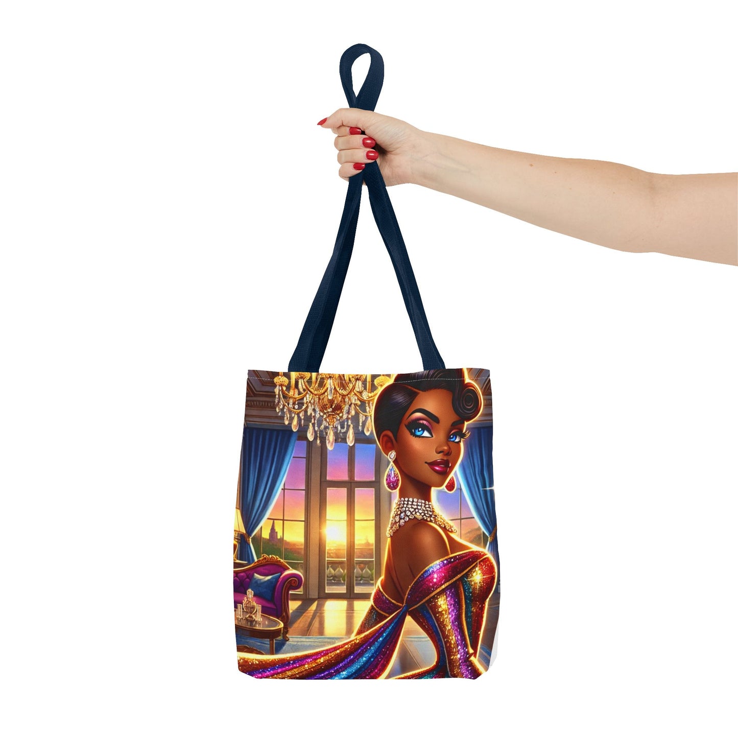"Elegance Suits Me" - Tote Bag (AOP) - Creatively Designed Shop