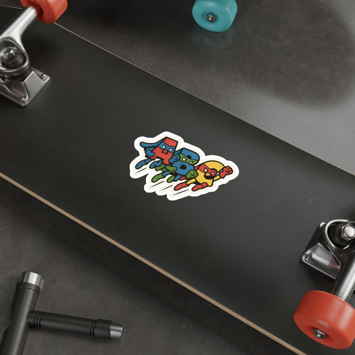 ABC Superheroes - Die-Cut Sticker
