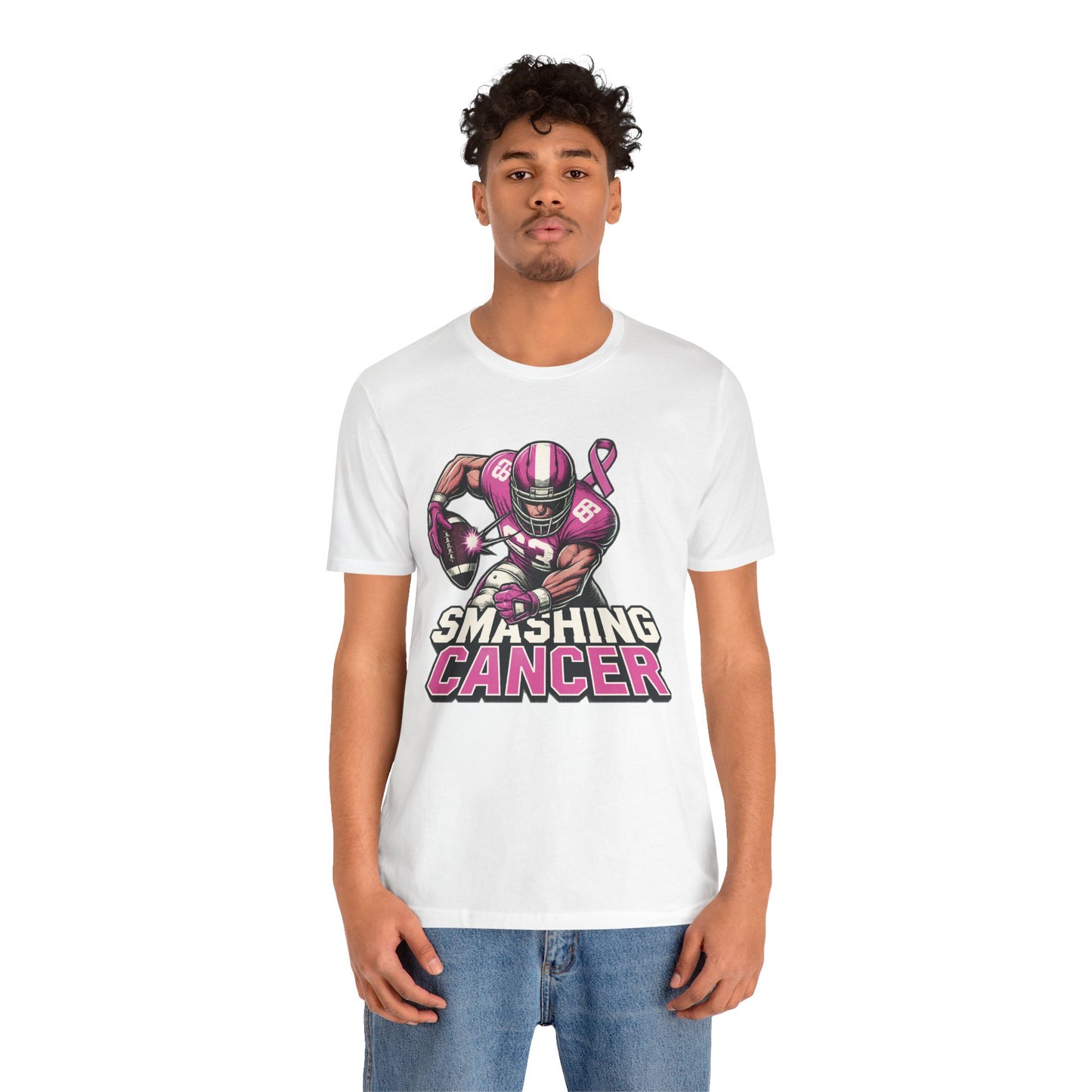 Smashing Cancer - Unisex Jersey Short Sleeve Tee