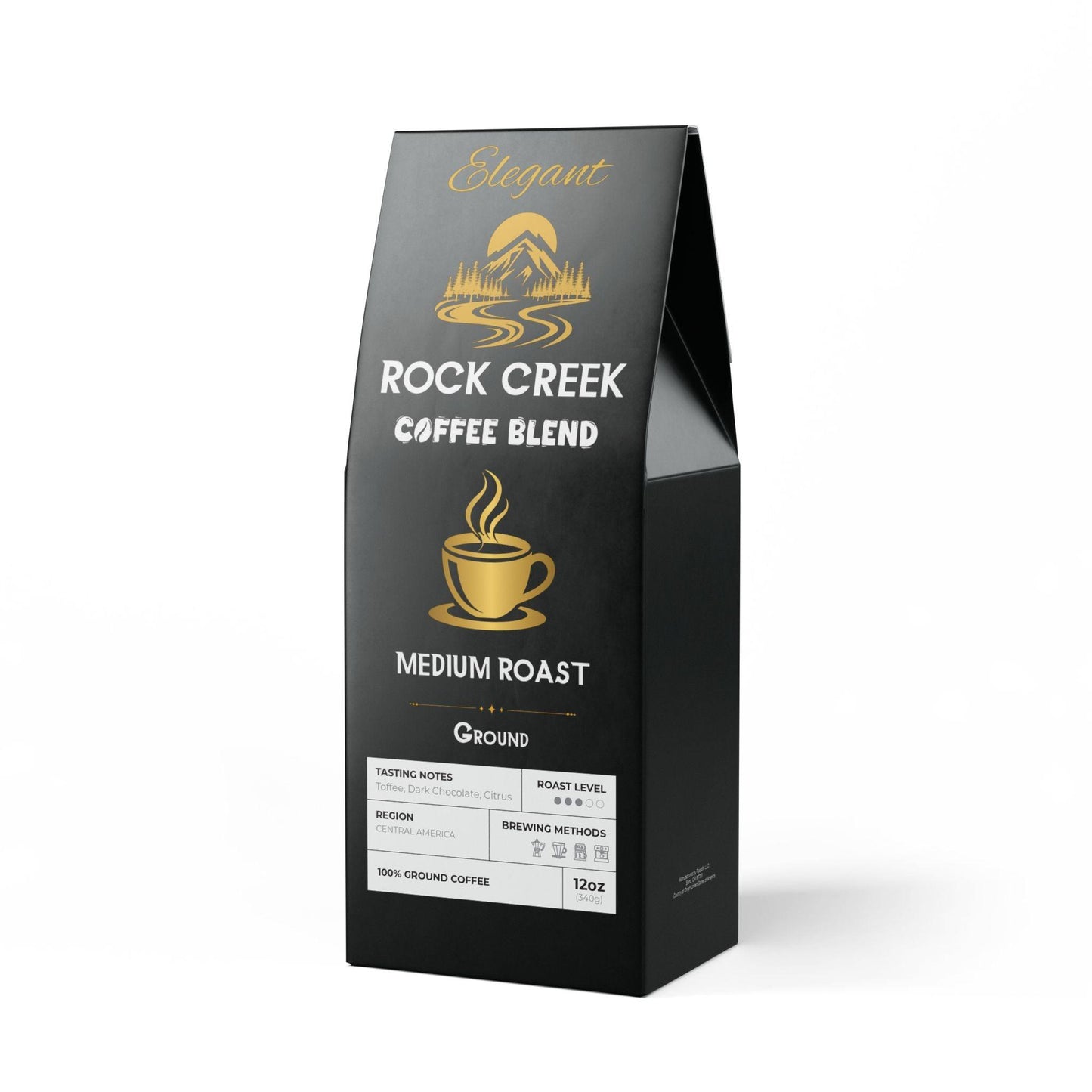 Elegant Rock Creek Coffee Blend (Medium Roast) - Creatively Designed Shop