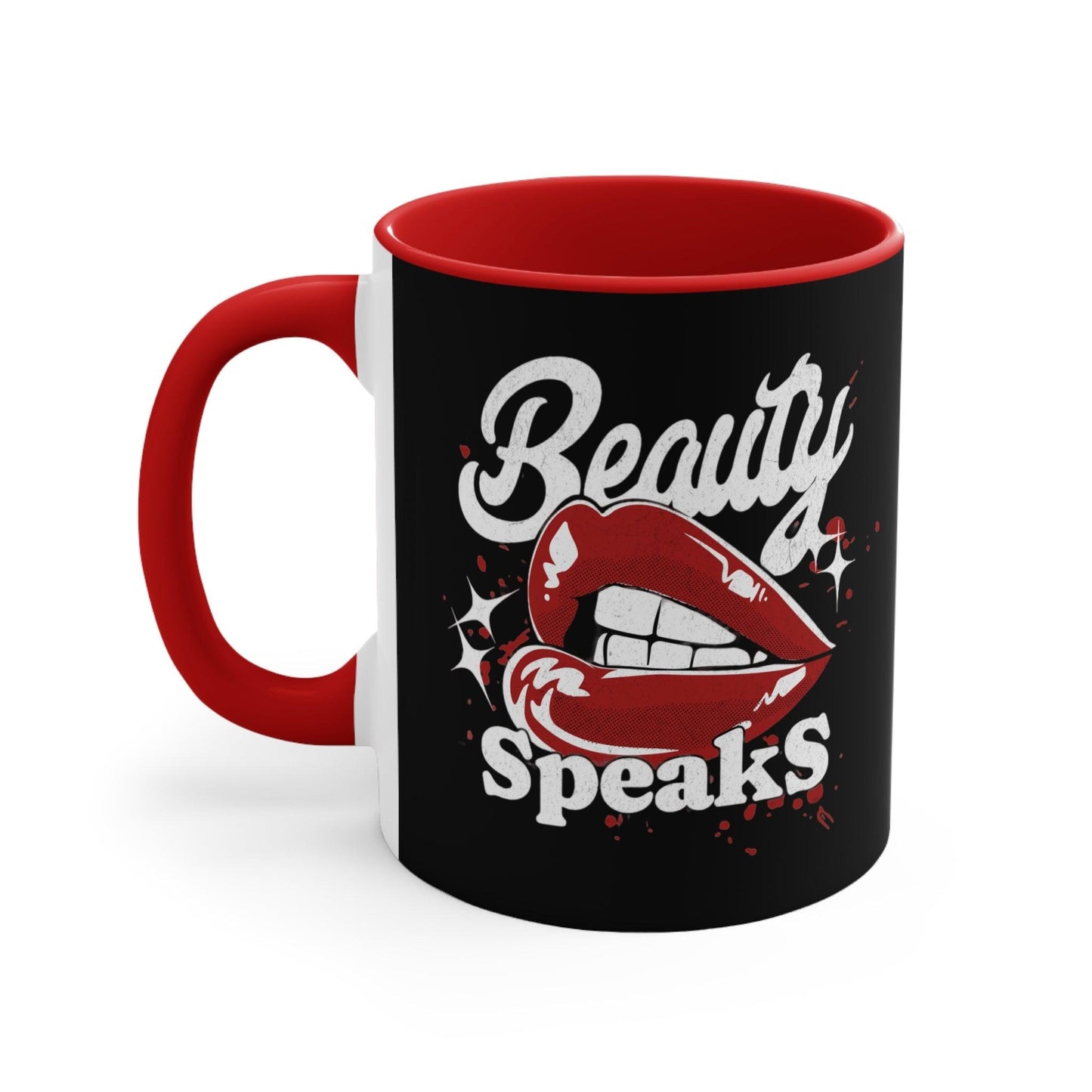 Beauty Speaks - 11oz Accent Mug - Creatively Designed Shop