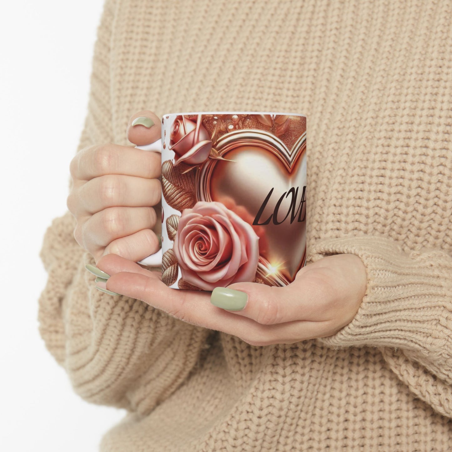 Love Rosegold - Ceramic Mug (11oz & 15oz) - Creatively Designed Shop