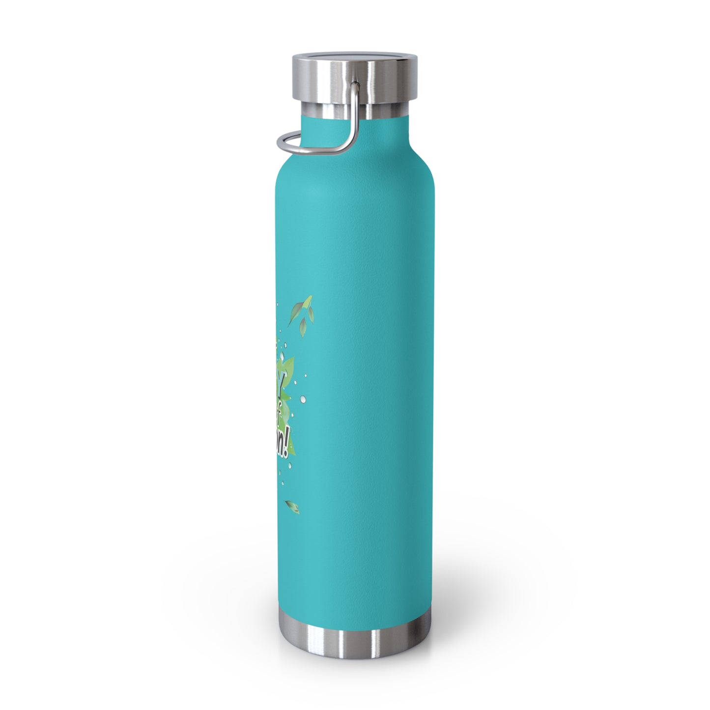 "Your Daily Dose of Hydration" - Copper Vacuum Insulated Bottle, 22oz - Creatively Designed Shop