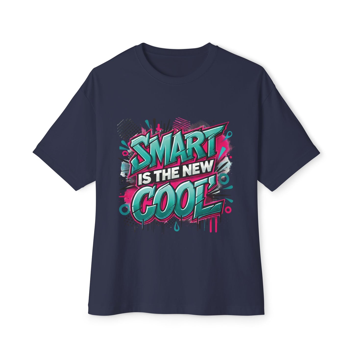 Smart is the New Cool - Unisex Oversized Boxy Tee
