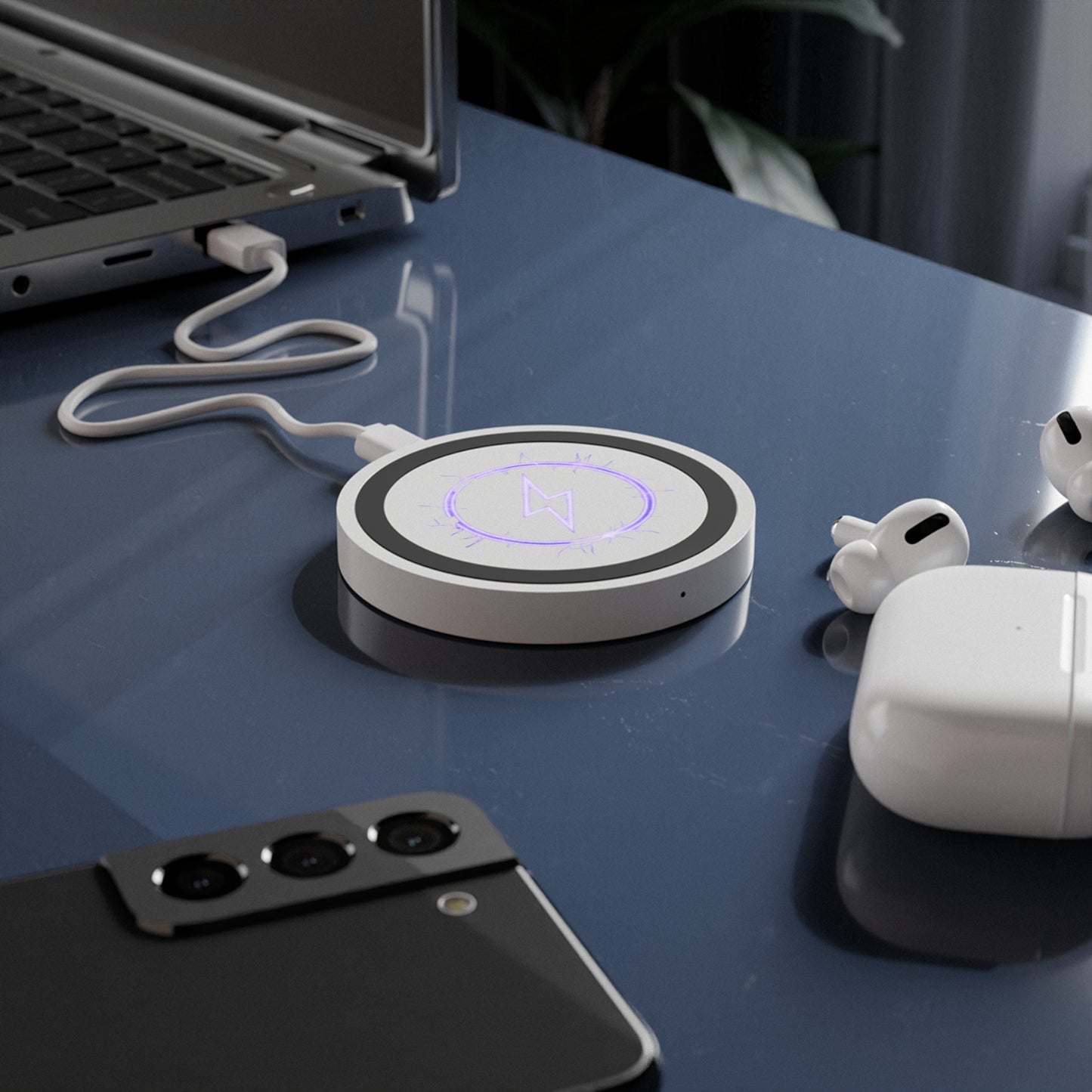 Charging Bolt (Purple) - Quake Wireless Charging Pad - Creatively Designed Shop