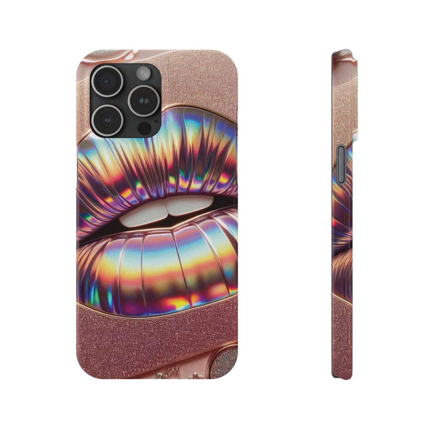 "Bronze Kiss" - Slim Phone Cases - Creatively Designed Shop