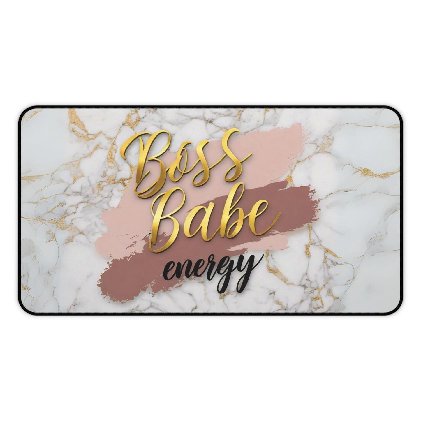 "Boss Babe Energy" - Desk Mat - Creatively Designed Shop