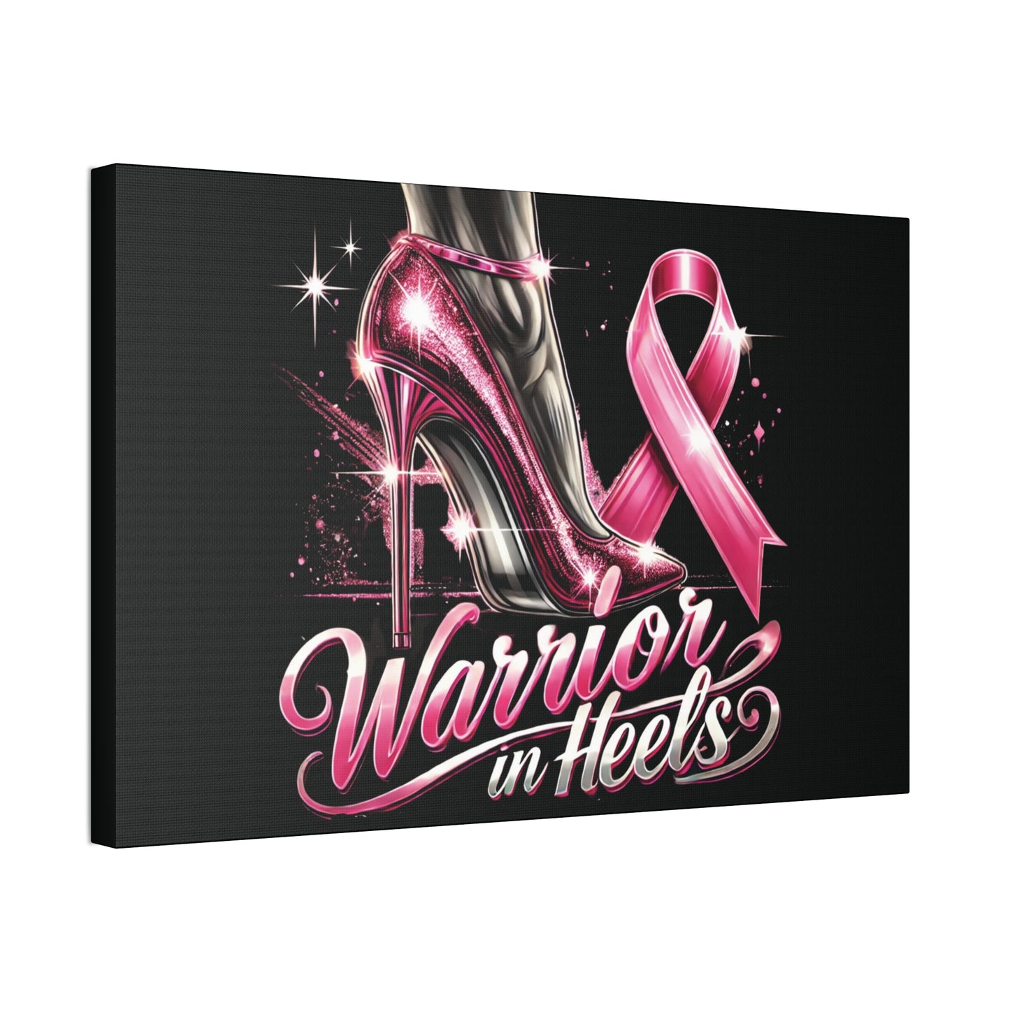 Pink Warrior Heels - Canvas Art
