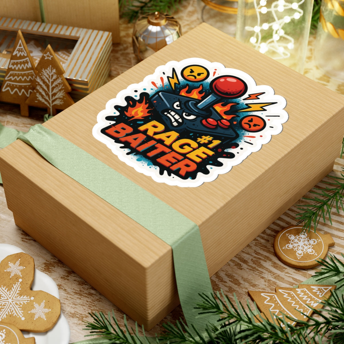 #1 Rage Baiter - Kiss-Cut Sticker