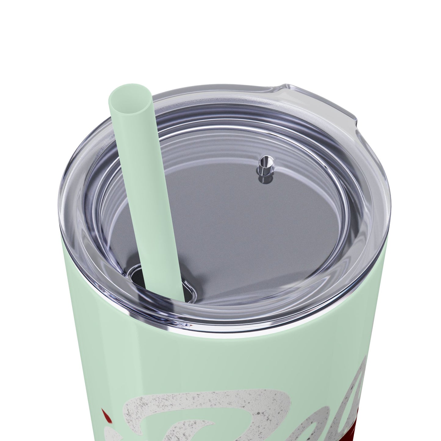 Beauty Speaks - Skinny Tumbler with Straw, 20oz - Creatively Designed Shop