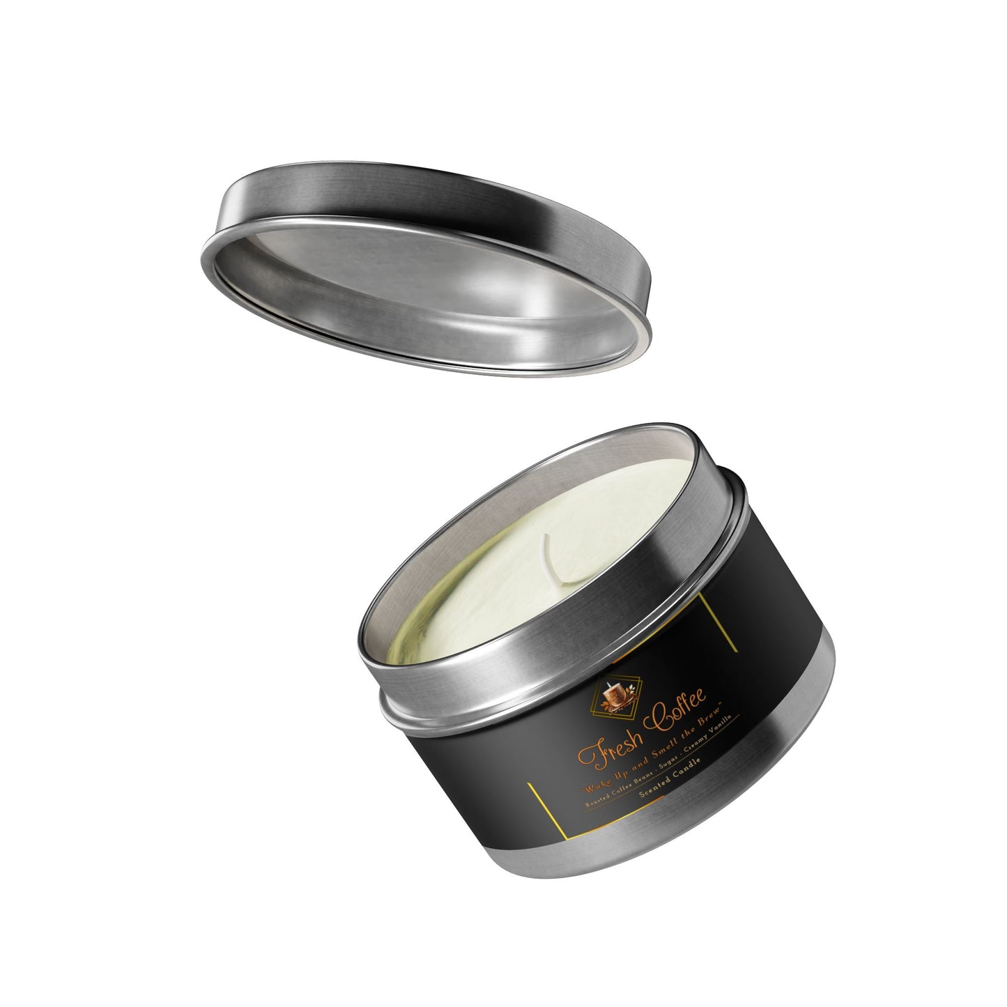 Fresh Coffee - Tin Candles
