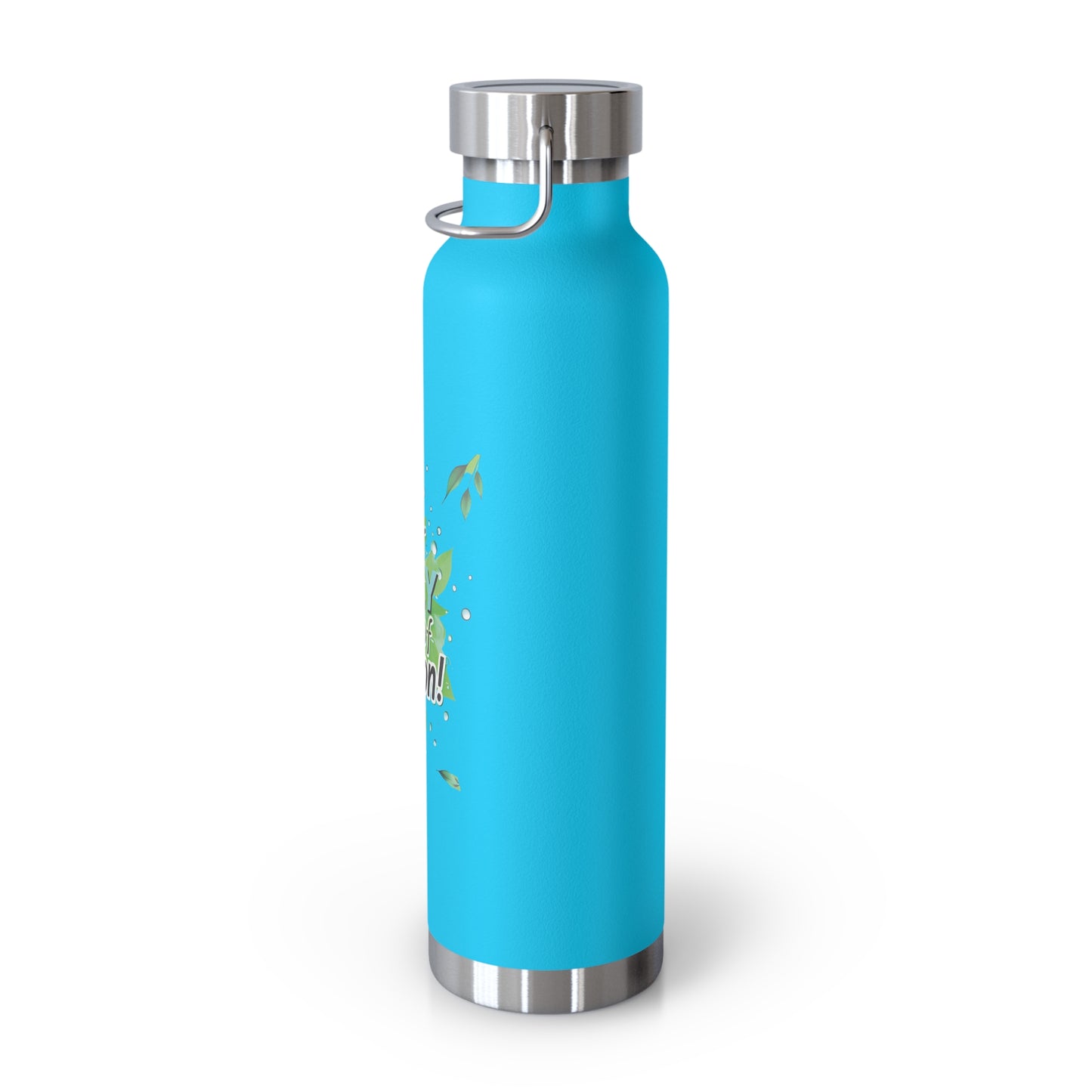 "Your Daily Dose of Hydration" - Copper Vacuum Insulated Bottle, 22oz - Creatively Designed Shop