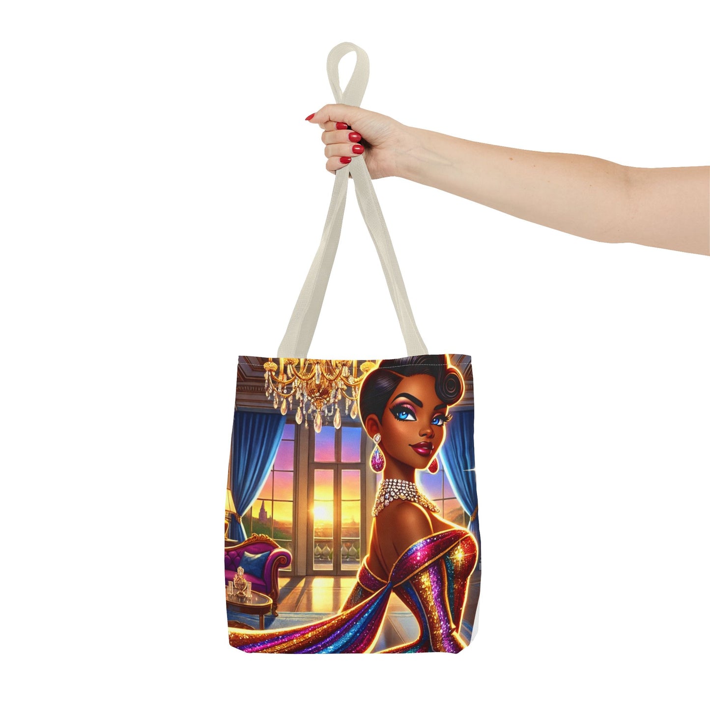 "Elegance Suits Me" - Tote Bag (AOP) - Creatively Designed Shop