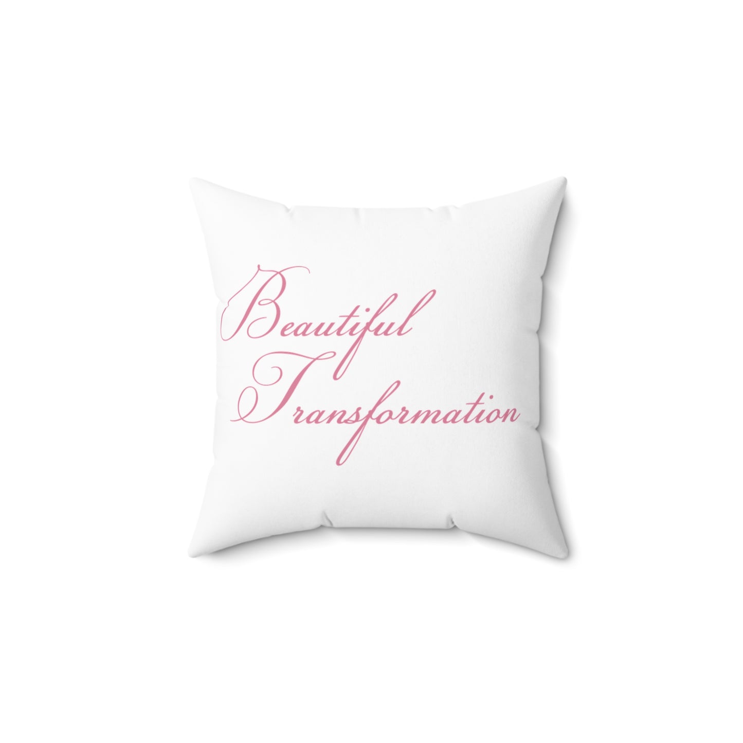 Beautiful Transformation - Spun Polyester Square Pillow
