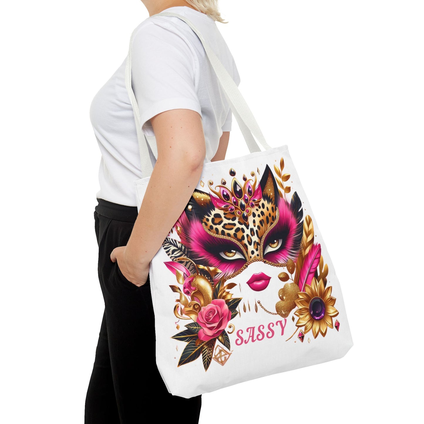 "Sassy" - Tote Bag (AOP) - Creatively Designed Shop