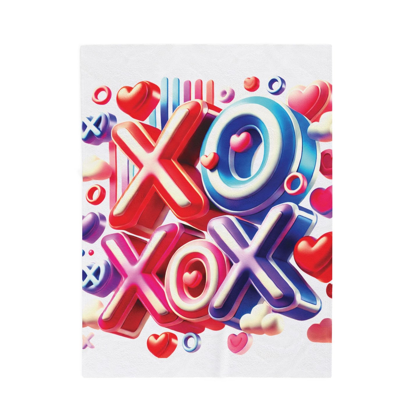 XOXO - Velveteen Plush Blanket