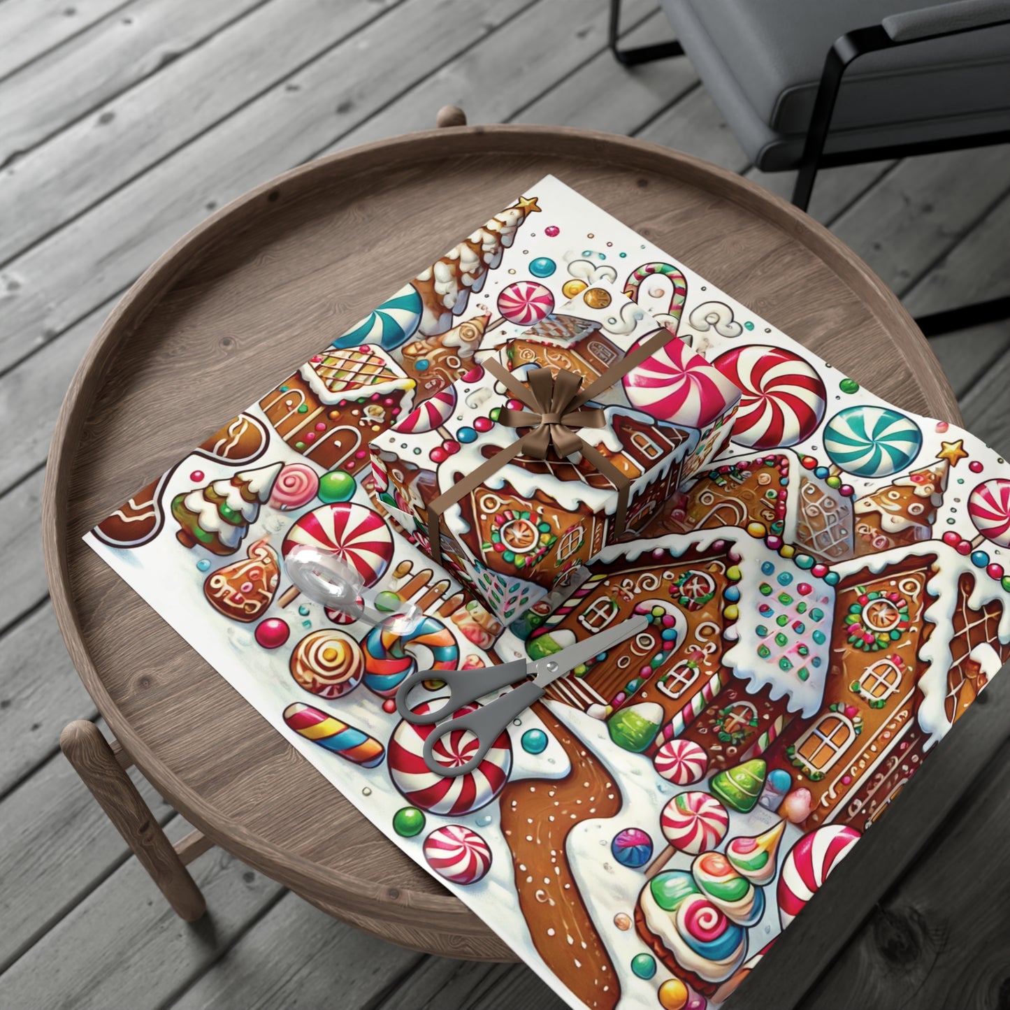 Gingerbread Village - Gift Wrap Papers - Creatively Designed Shop