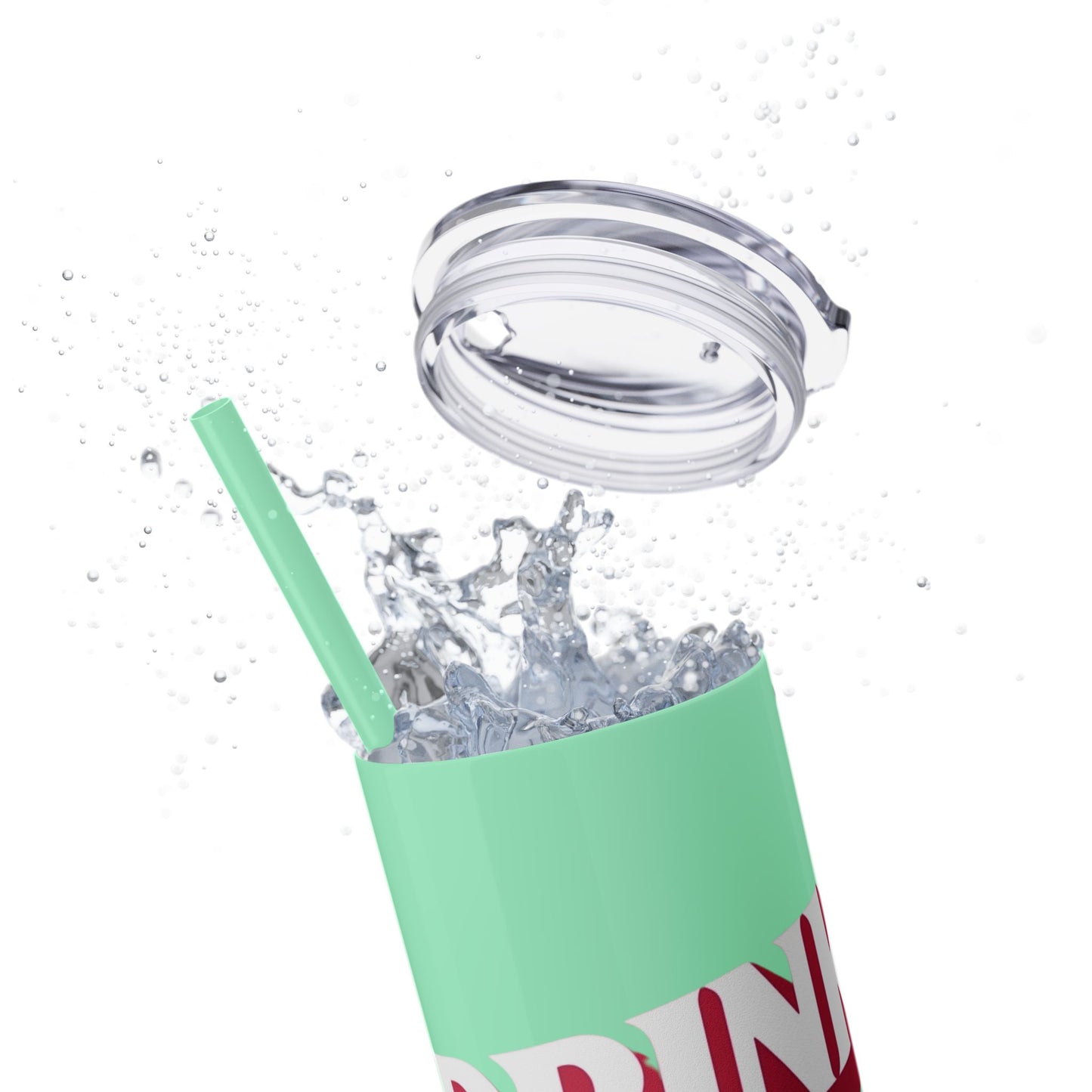 Drink Like A Boss - Skinny Tumbler with Straw, 20oz - Creatively Designed Shop