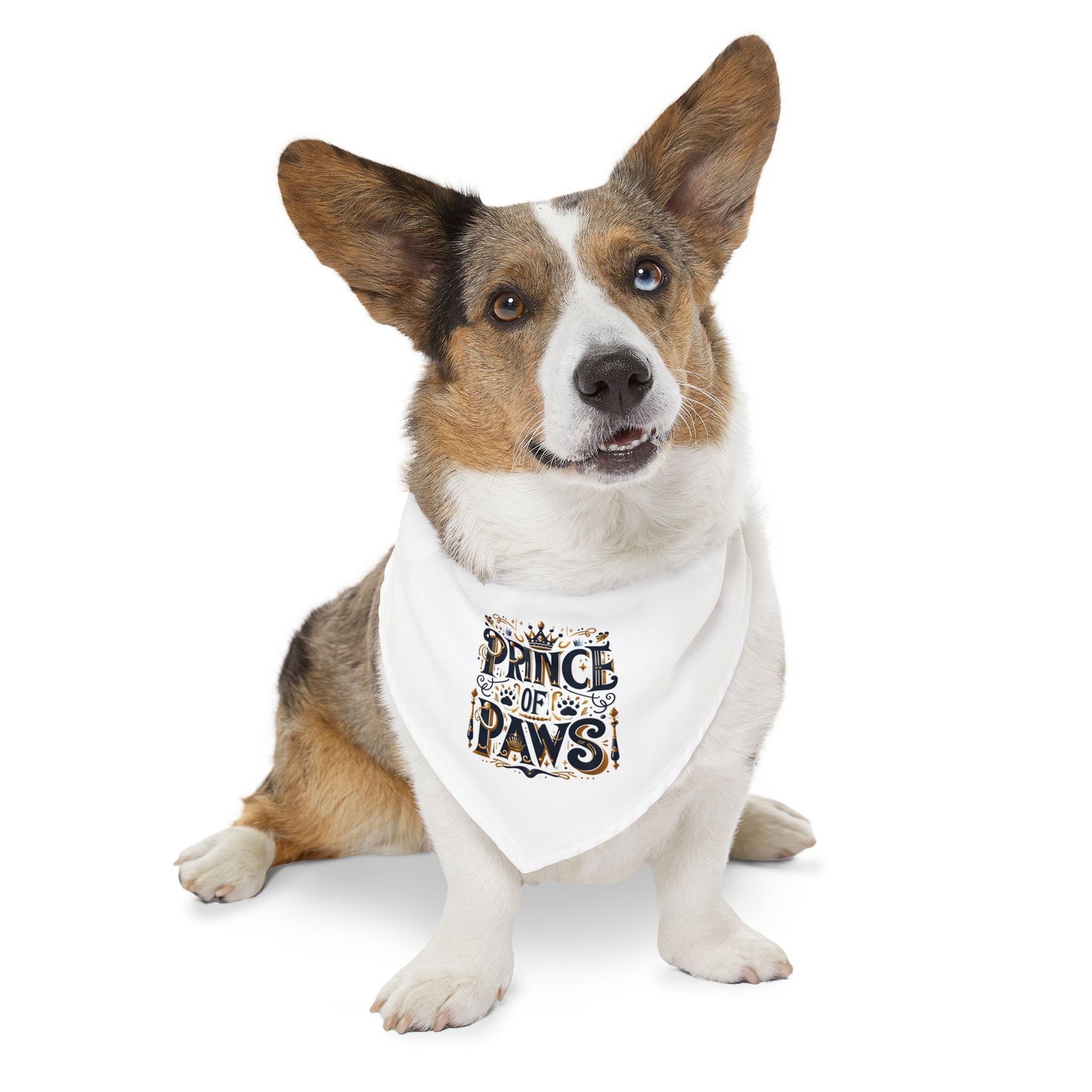 Prince of Paws - Pet Bandana Collar - Creatively Designed Shop
