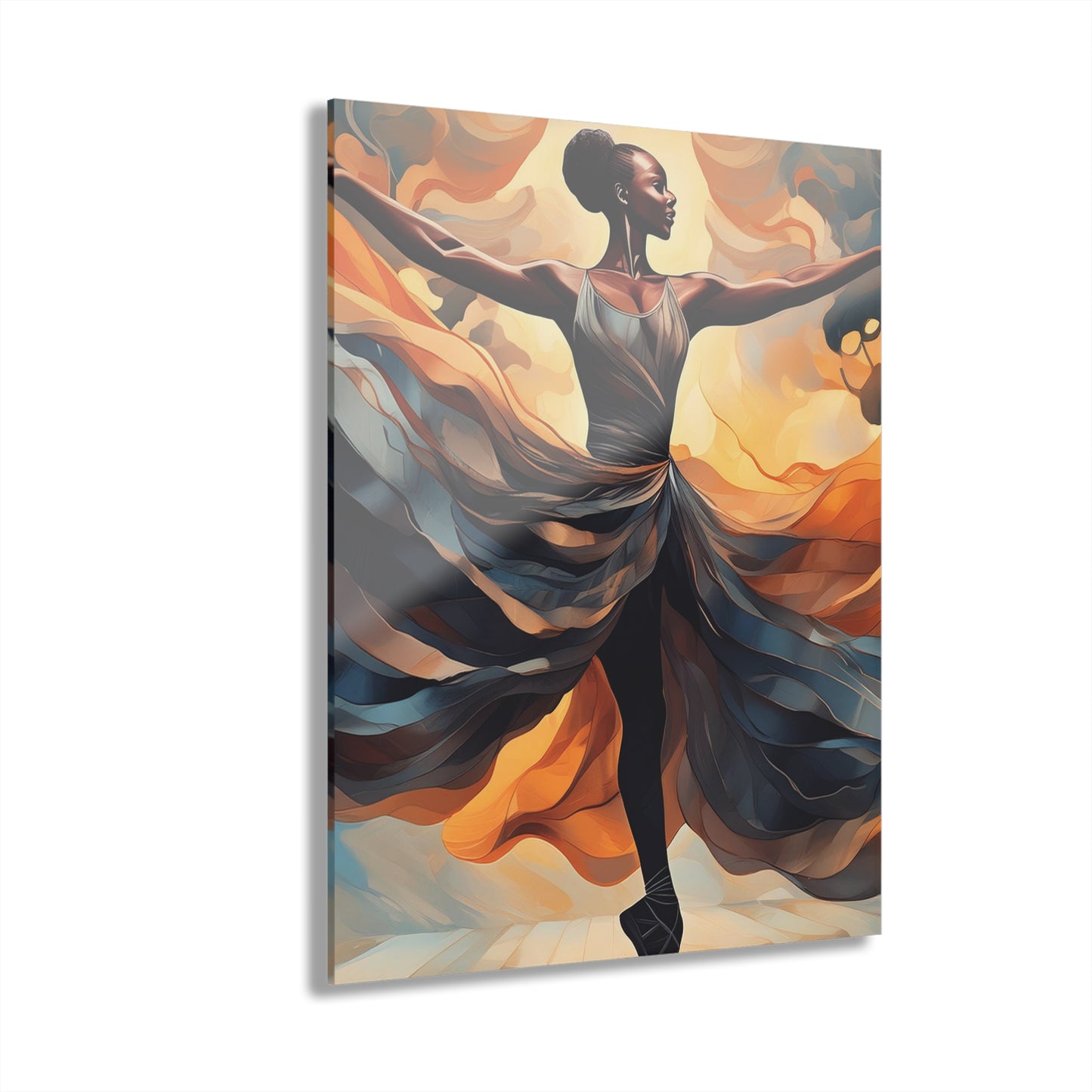 "Beautiful Ballerina" - Acrylic Prints (French Cleat Hanging) - Creatively Designed Shop