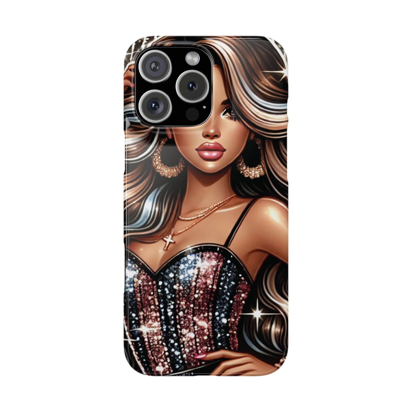 "Beautiful" - Slim Phone Cases - Creatively Designed Shop